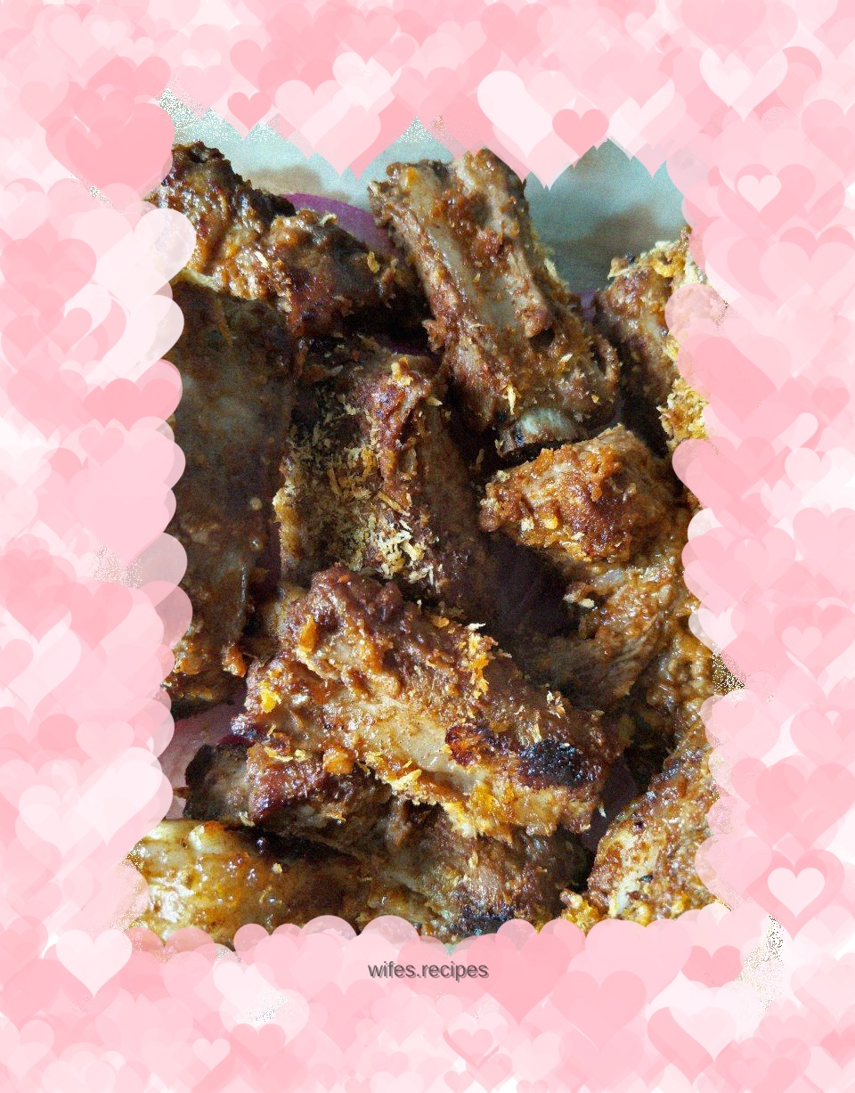 Flavored Grilled Pork Ribs