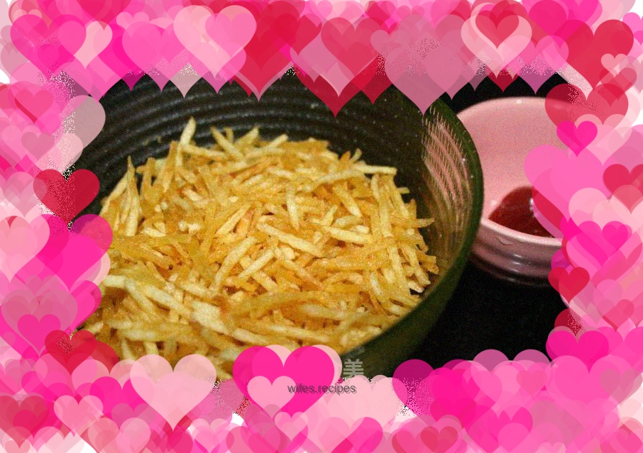 Fried potato chips
