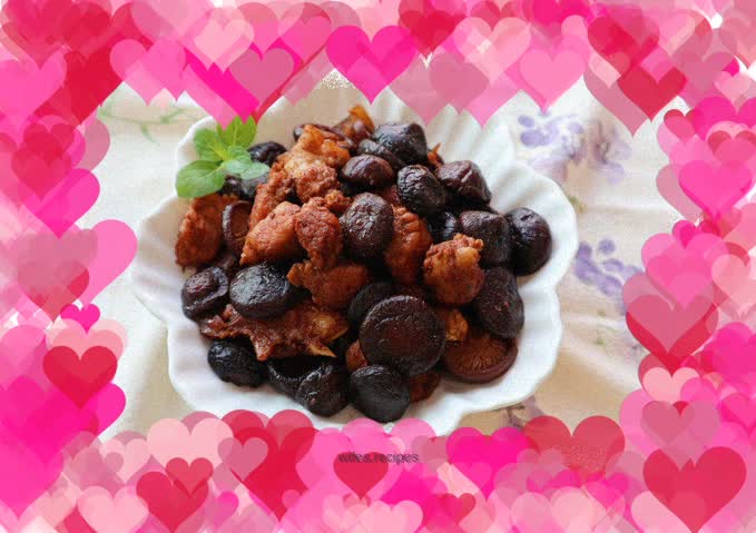 Braised Pork with Mushrooms