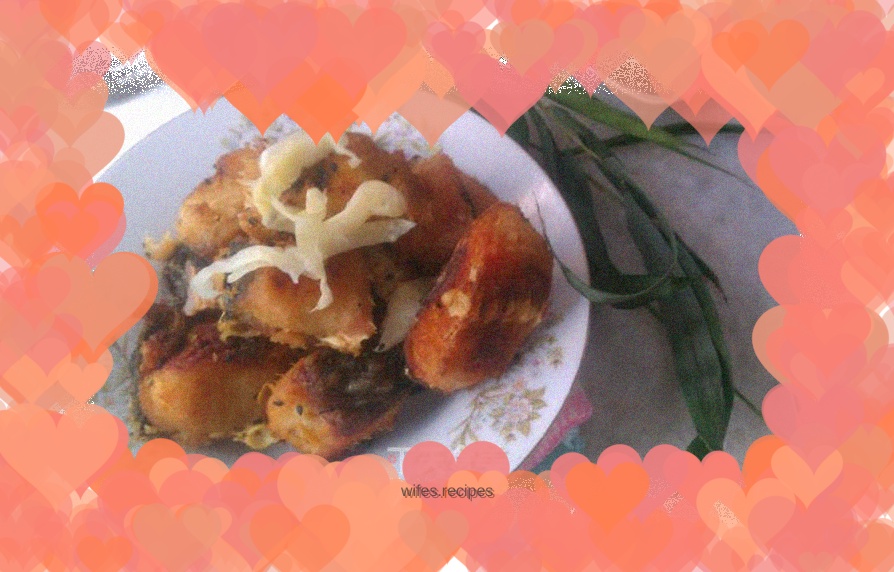 Fried grass carp cubes