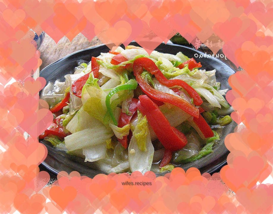 Stir-fried baby cabbage