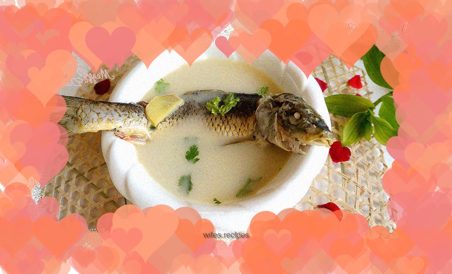 Delicious carp soup
