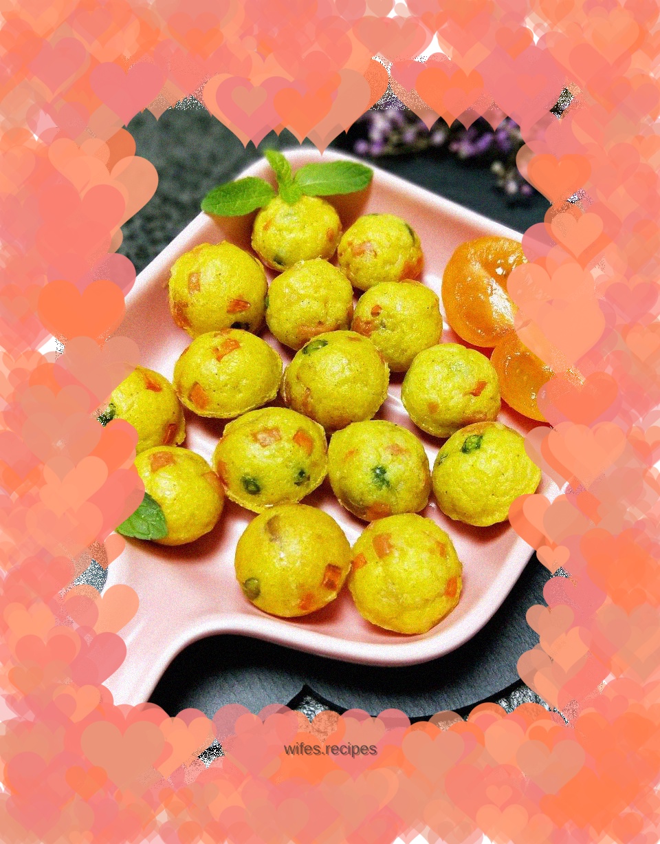 Curry potato rice balls