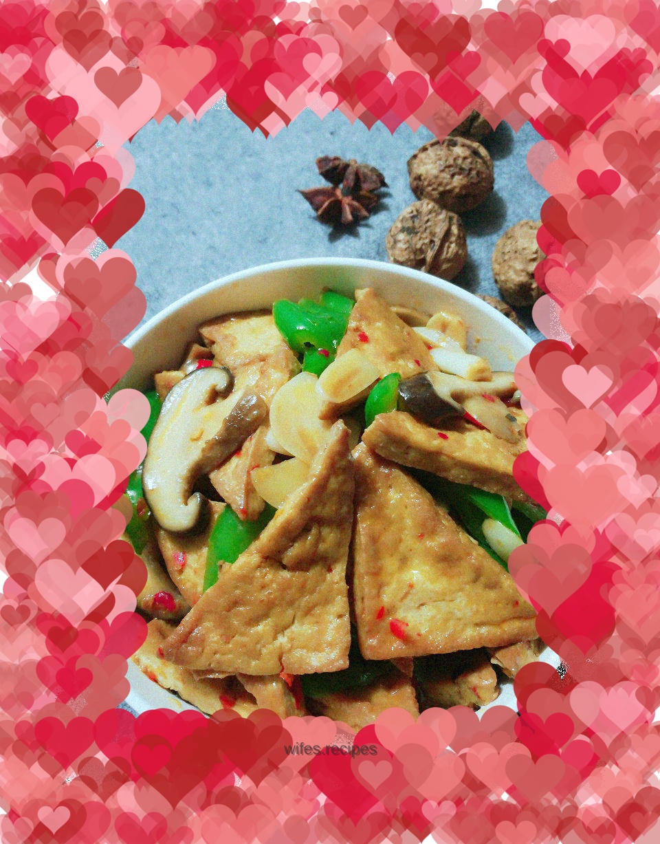 Grilled Tofu with Mushrooms