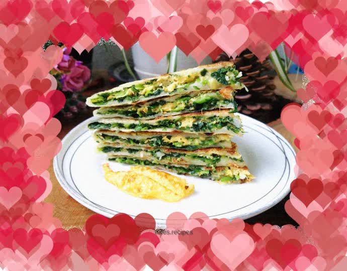 Mustard egg wheat cake