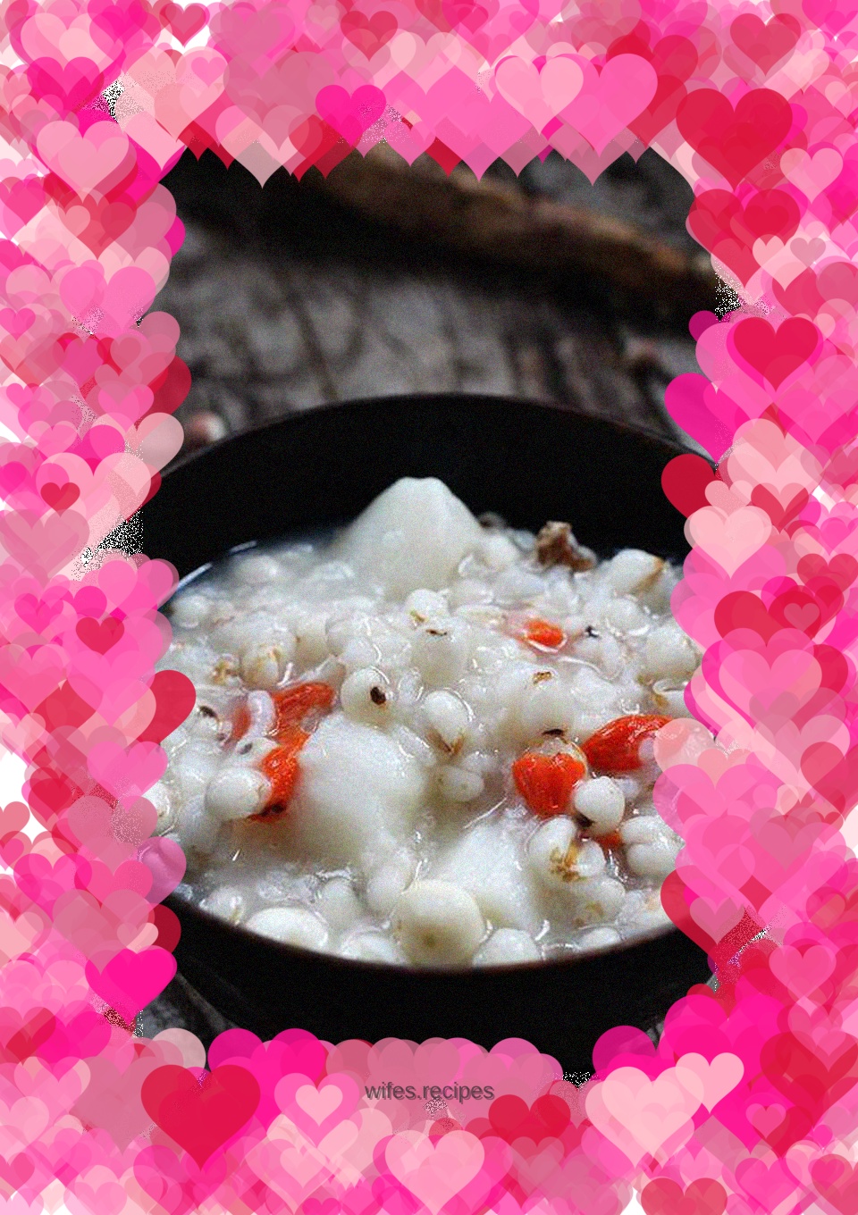 Strengthen the spleen and replenish qi---Yam, Coix, Gorgon porridge