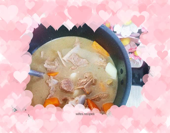 Yam Pork Ribs Soup