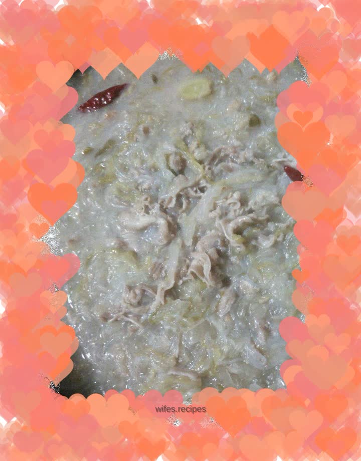 Northeast pickled cabbage and mutton