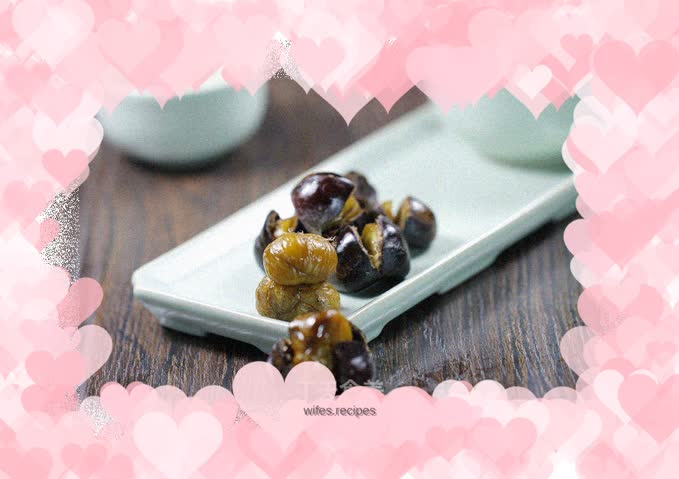 Sugar chestnuts (microwave version)