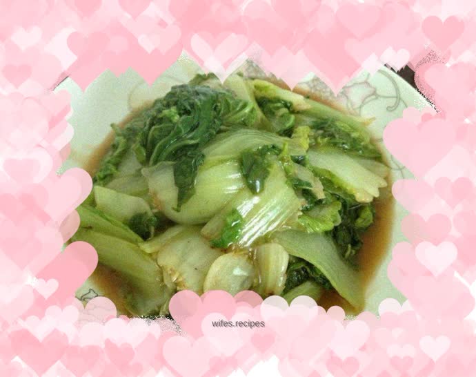 Chinese cabbage with garlic and vinegar