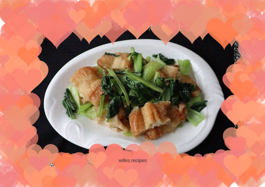 Stir-fried fried dough sticks with vegetables