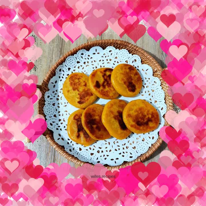 Pan-fried pumpkin cake