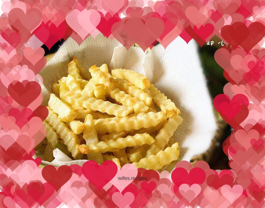 Baked fries air fryer version