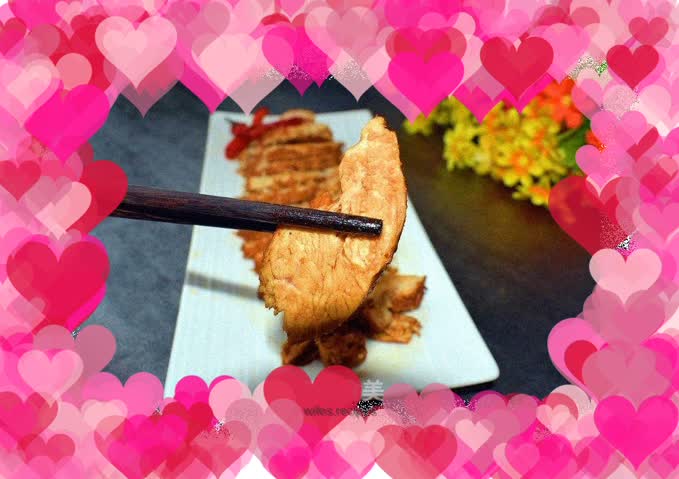 Braised chicken breast