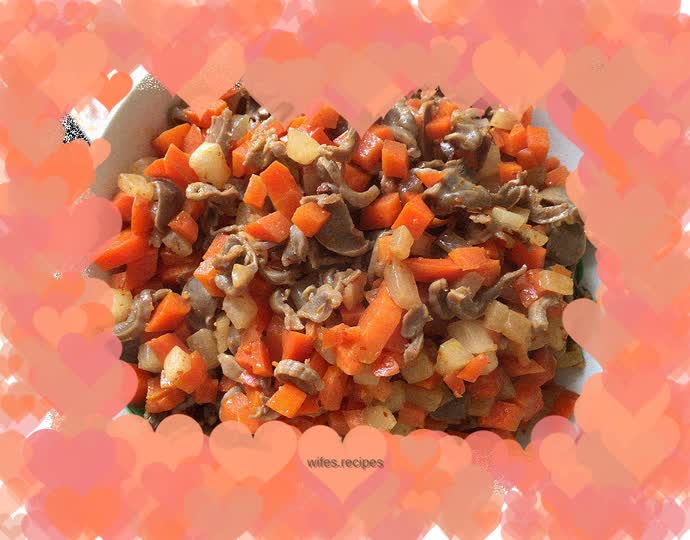 Hot and sour chicken gizzards