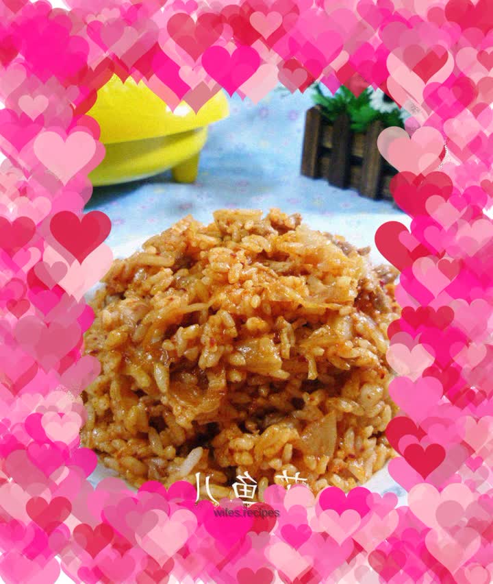 Lean Pork Shredded Kimchi Fried Rice