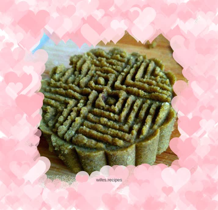 Handmade mung bean cake