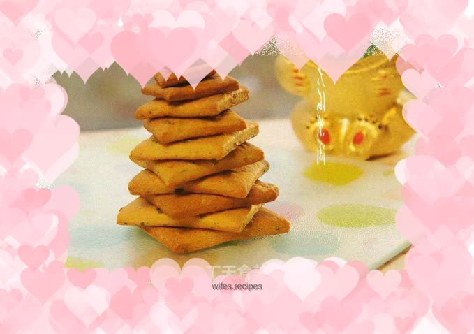 Chive soda Christmas tree cookies