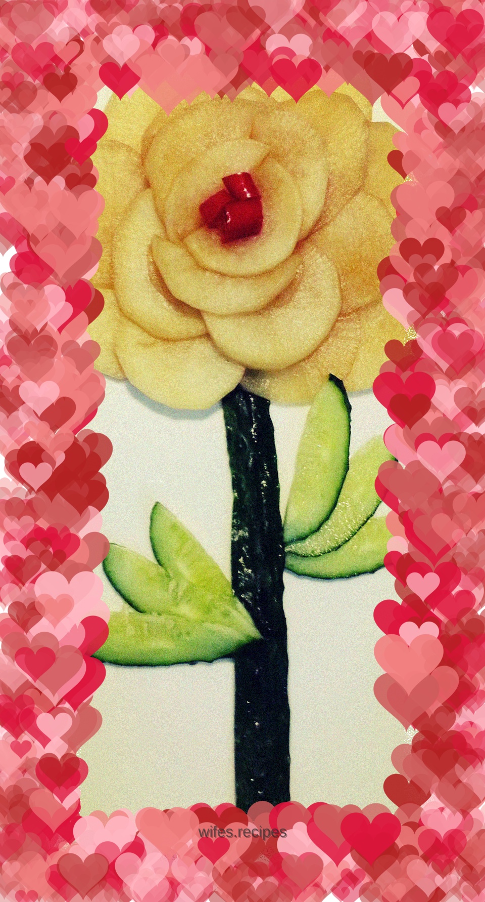 Rose radish flower