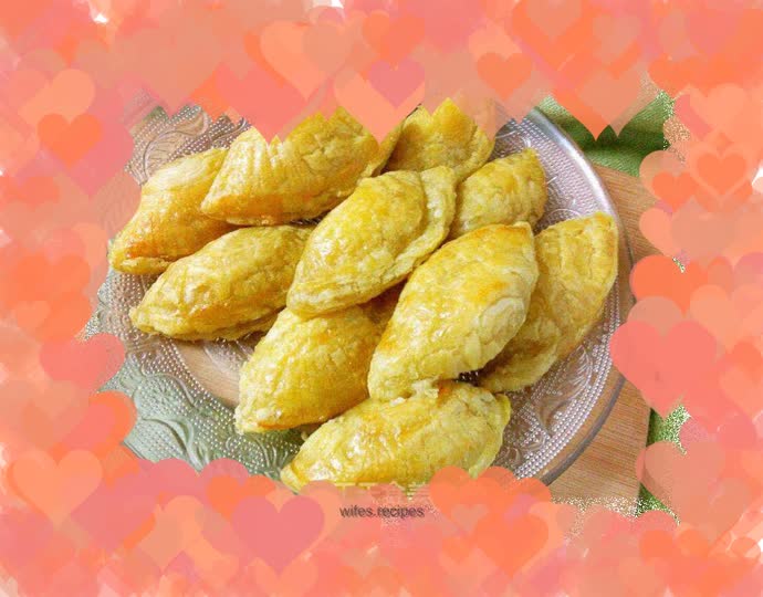 Chocolate Bean Coconut Pastry (Egg Tart Crust Version)