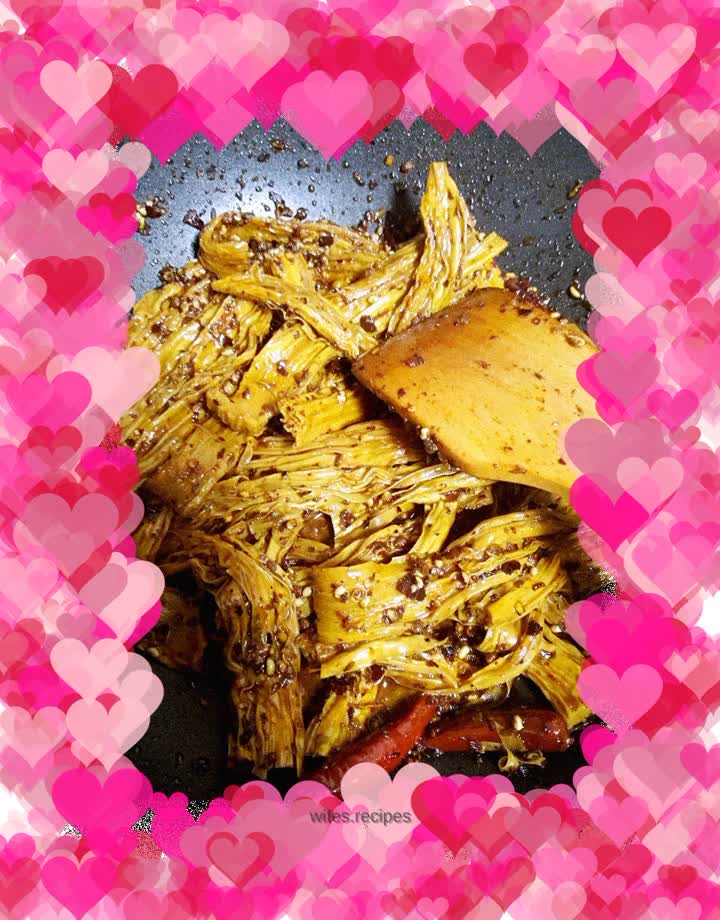 Homemade spicy strips