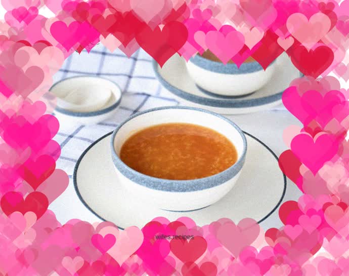 Rock sugar lotus leaf porridge