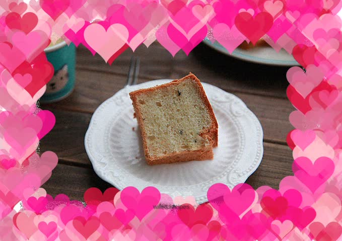 【Seaweed and White Sesame Chiffon Cake】——Light fragrance and long aftertaste