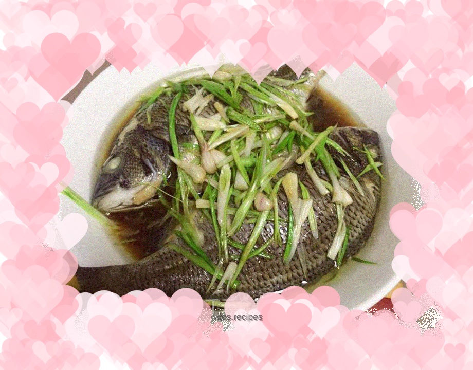 Delicious steamed fish