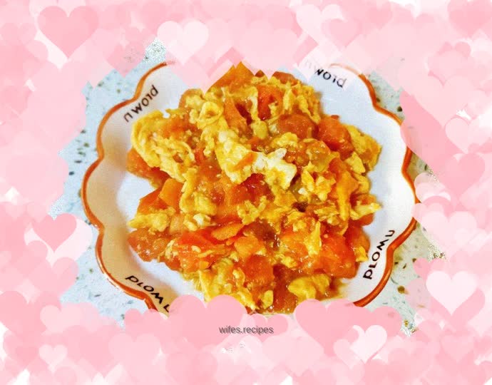 Scrambled eggs with tomatoes