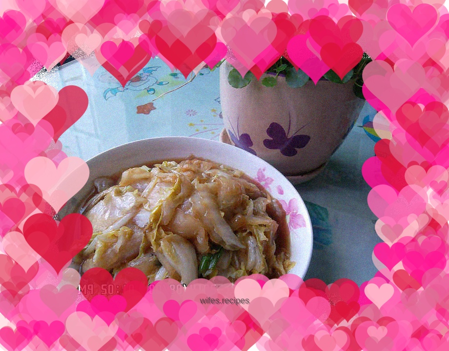 Stir-fried cabbage