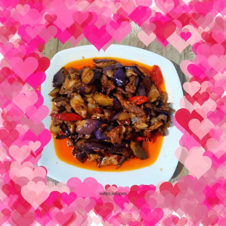 Braised eggplant