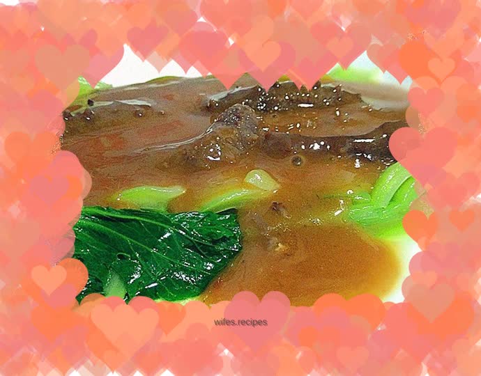 Scallion oil, oyster and ginseng