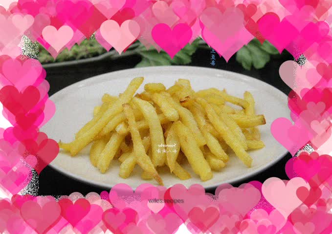 Spiced potato chips