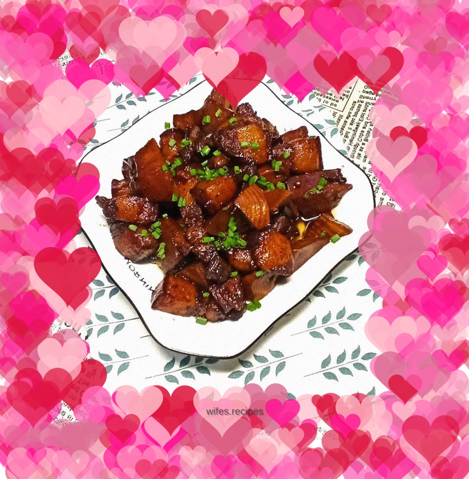 Pork belly and braised winter bamboo shoots