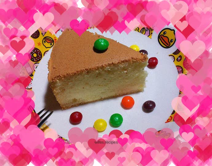 Low temperature original chiffon (8 inches 90 minutes)