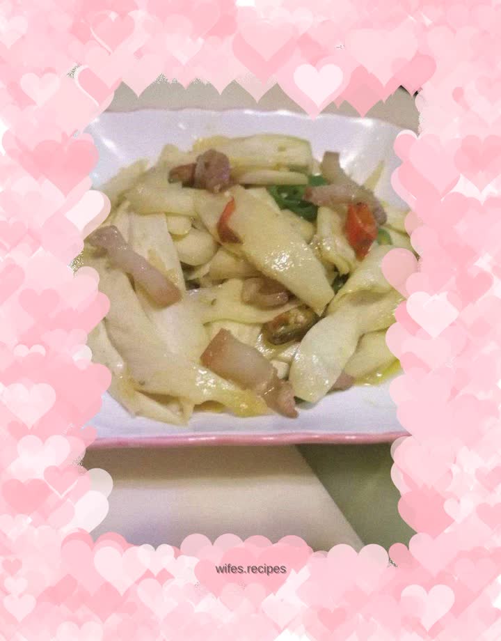 Stir-fried Pork with Wild Wild Rice