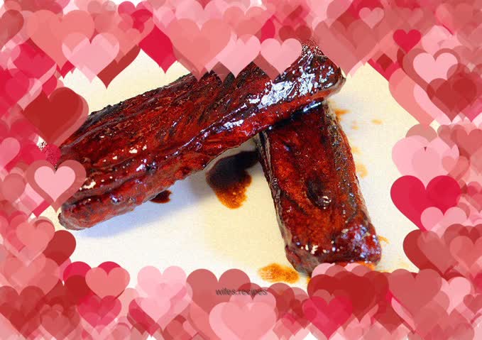 Braised pork ribs