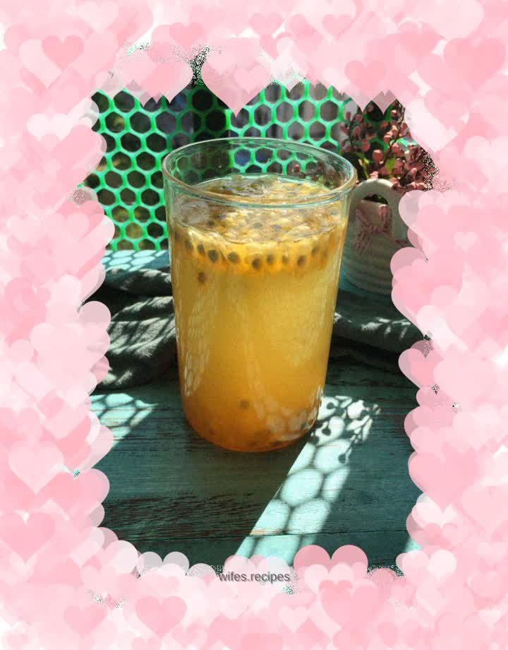 Passion fruit honey water