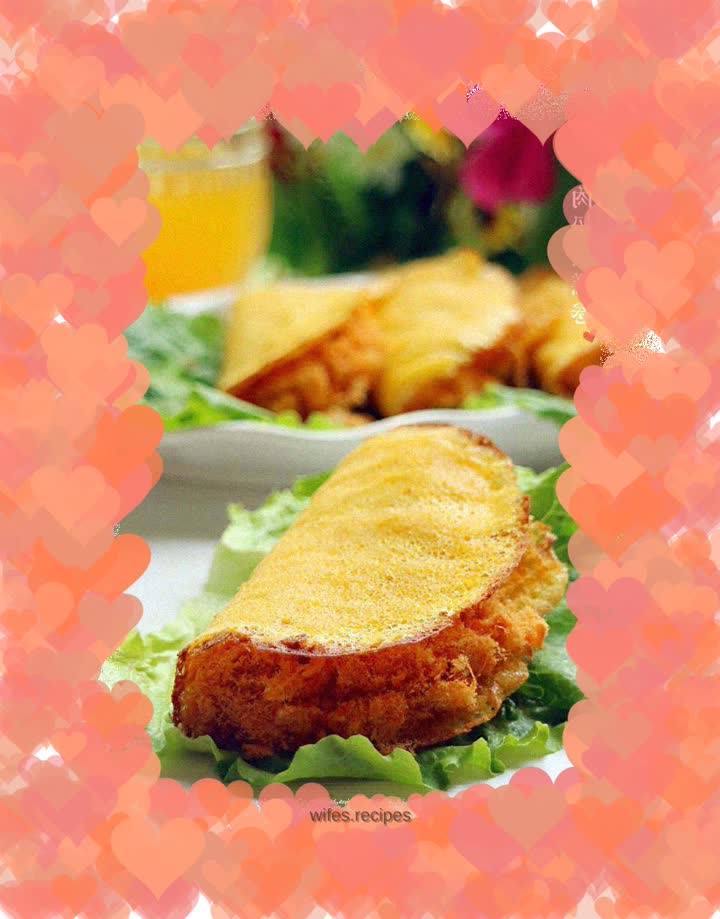Meat floss cake roll