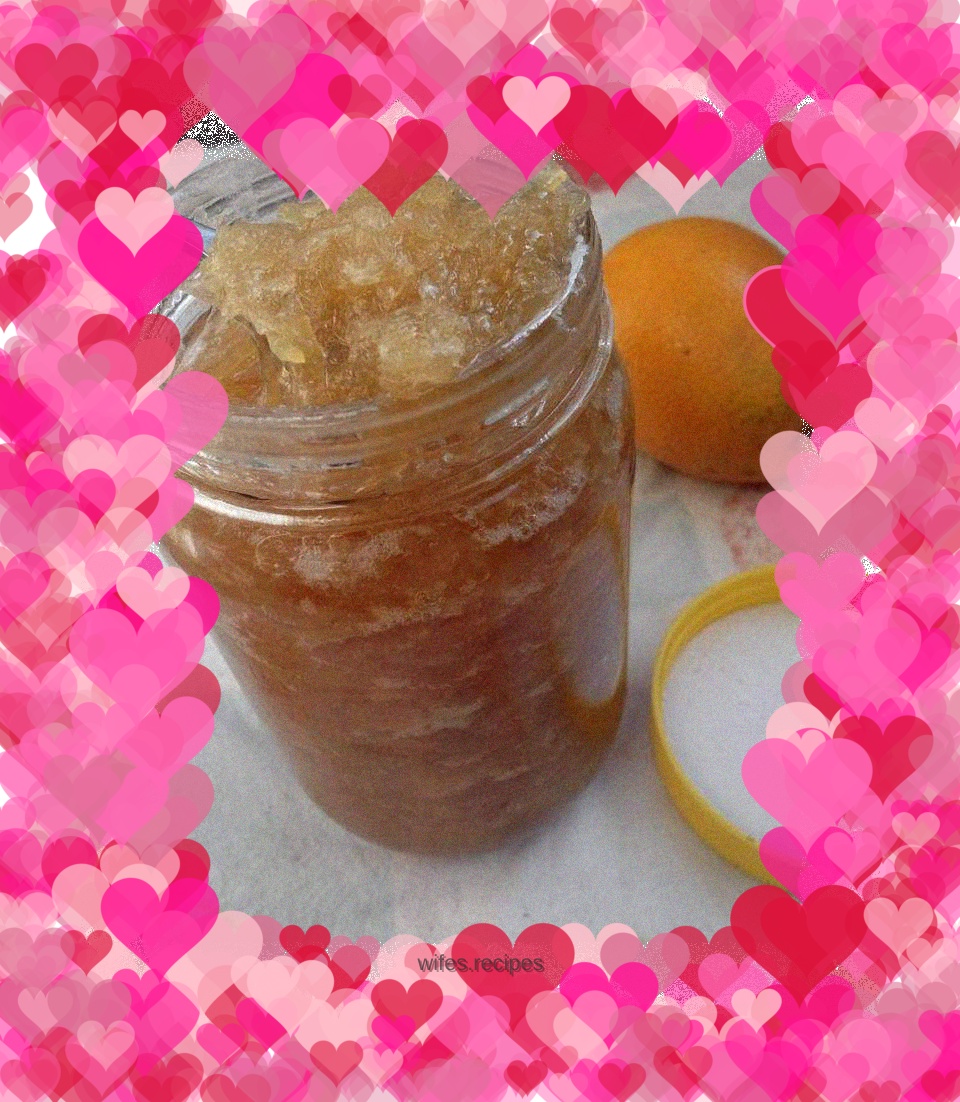 Homemade grapefruit tea