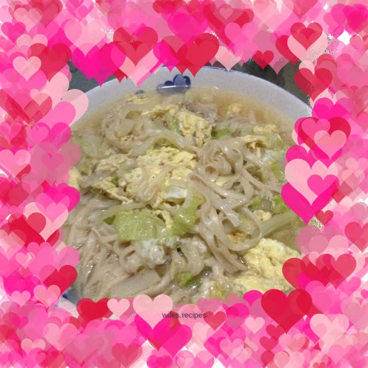 Egg and pork noodles