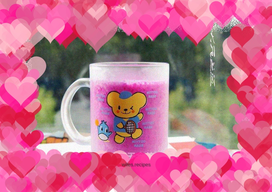 Dragon fruit milkshake