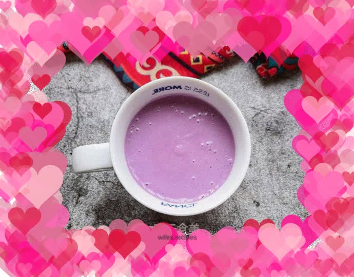 Purple Sweet Potato Oatmeal Milkshake