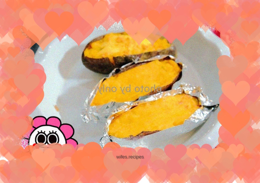 Baked sweet potatoes