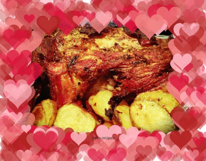 Roast leg of lamb American