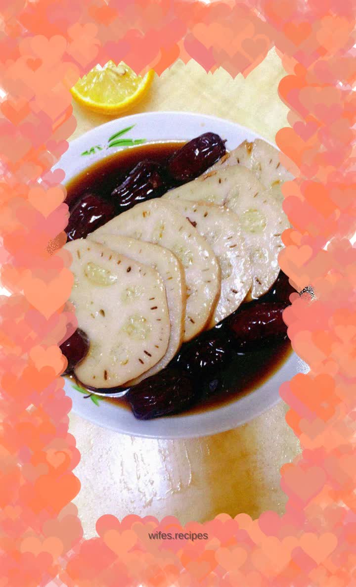 Glutinous Rice and Lotus Root with Date Sugar