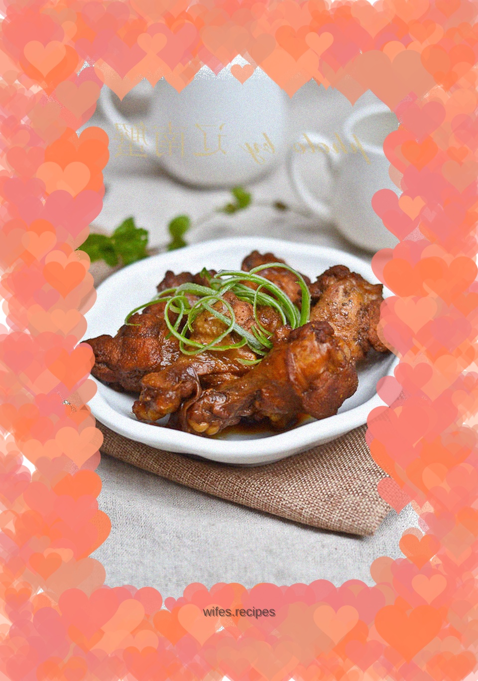 Simple version of braised chicken wing roots