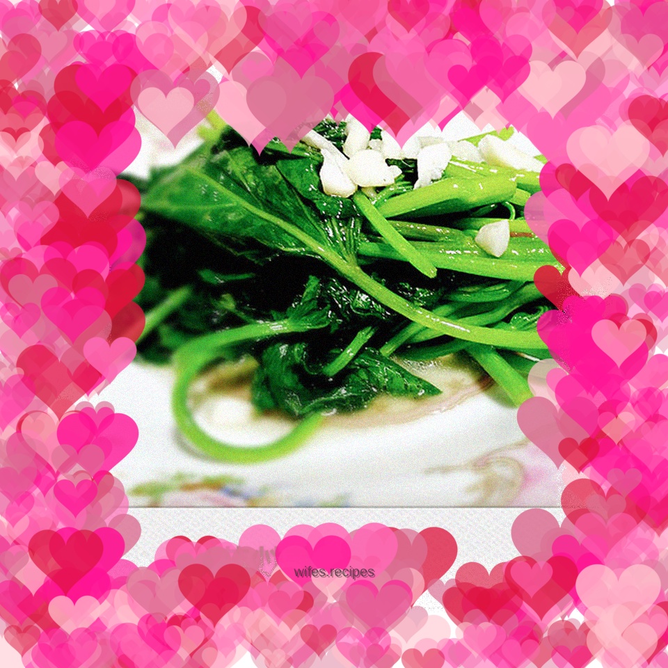 Red sweet potato leaves