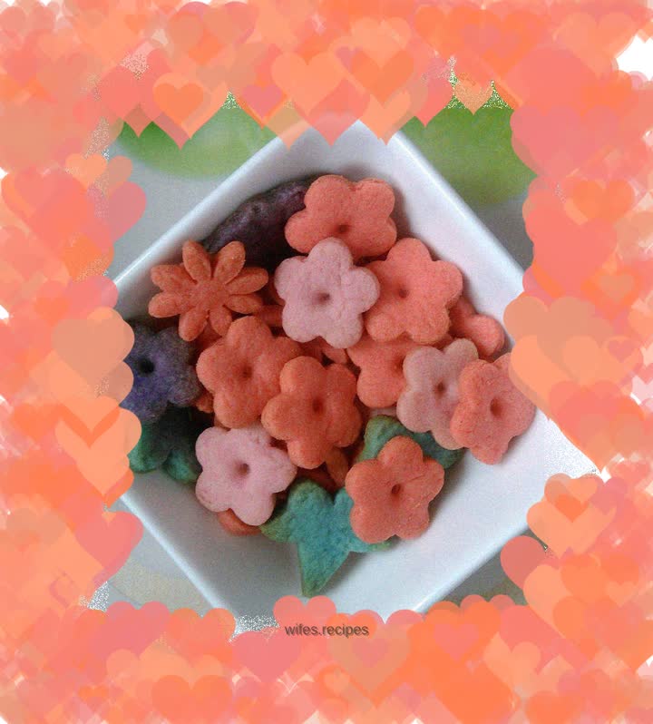 Flower biscuits