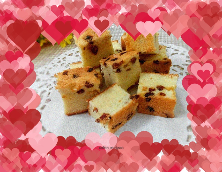 Grape Cream Chiffon Cake